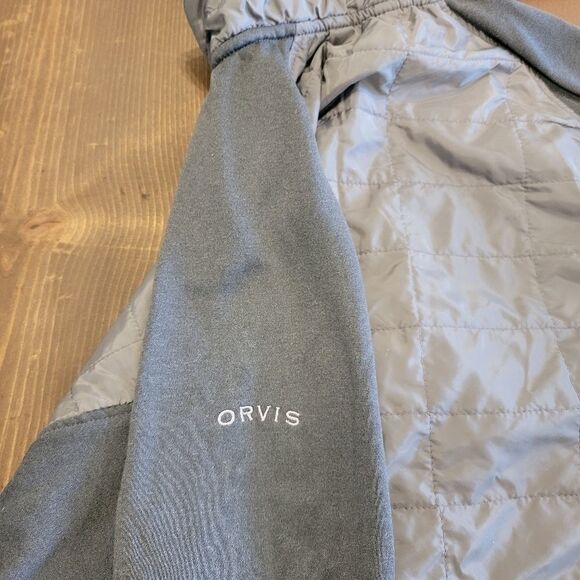 Orvis Slate Grey Lightweight Zip-Up Quilted Jacket - Picture 8 of 8